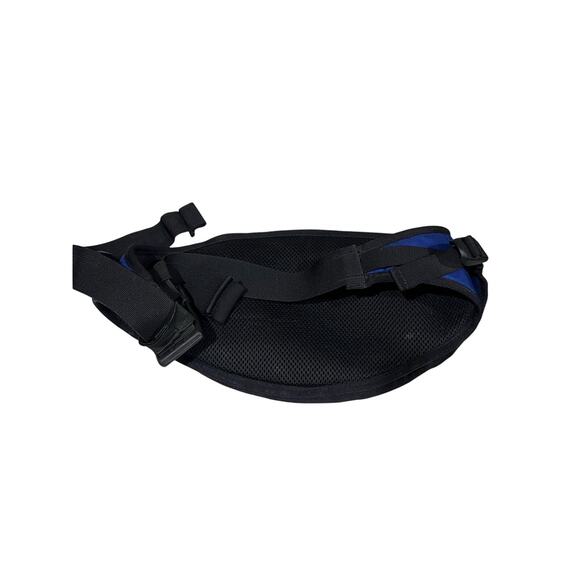Patagonia Vintage Waist Pack Hip Belt Bag Blue Black Mesh Front Outdoor Gear - Picture 2 of 8